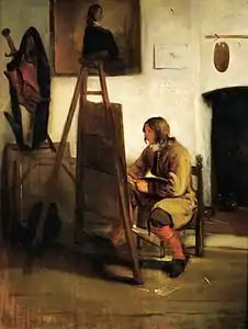 Jeune peintre,Musée du Louvre