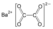 Image illustrative de l’article Oxalate de baryum