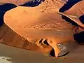 Dune vue d’avion.