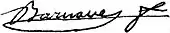 signature d'Antoine Barnave