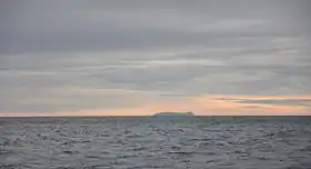 Vue de l'île Barnevelt prise du nord dans la baie Nassau.