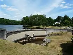 Le barrage de Glane de Servières.