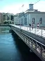 Passerelle de service de l'ancien barrage, avant rénovation.