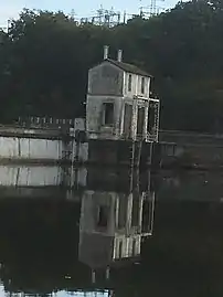 La prise d'eau de la rive droite en 2018.