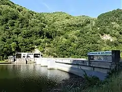 Le barrage de Golinhac.