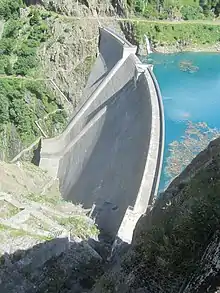 le barrage de La-Gittaz