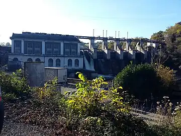 Le barrage de La Roche-au-Moine en 2016.