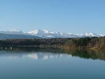 Vue sur les Pyrénées.