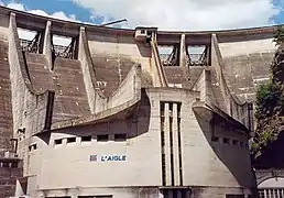 Barrage de l'Aigle en 2006.