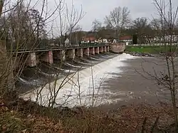 Le barrage sur la Bruche qui alimente le canal