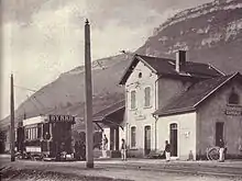 La gare de Barraux.