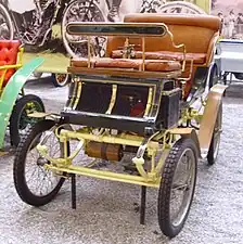 Une automobile Barréde 1900.