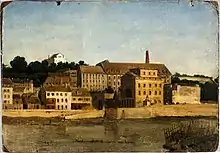 Barrière de Passy et usine Delessert en 1820.