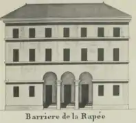 Bureau de l'octroi 12 quai de la Rapée