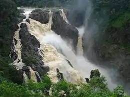 Les chutes de la Barron River.