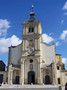 L'église Saint-Vincent (fév. 2010).