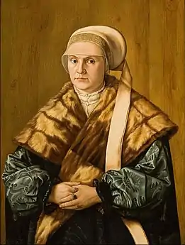 2.  Portrait d'une dame, 1529, Denver Art Museum.