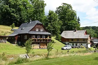 Maisons en bois.