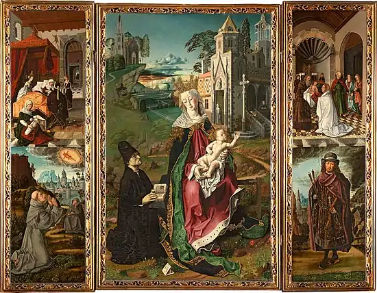 Retable de la Vierge de Montserrat, de Bartolomé Bermejo, 1485.