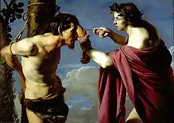 Bartolomeo Manfredi, Apollon et Marsyas (1616-20)