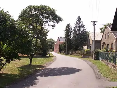 Bartultovice : rue principale.