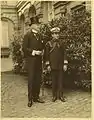 Bernard Baruch et l'amiral Cary Grayson (en).