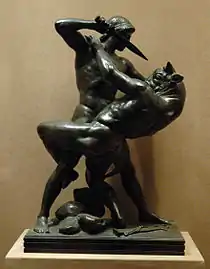 Antoine-Louis Barye, Thésée et le Minotaure, musée d'art du comté de Los Angeles.