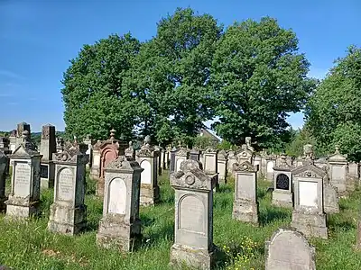 Cimetière juif de Gundershoffen.