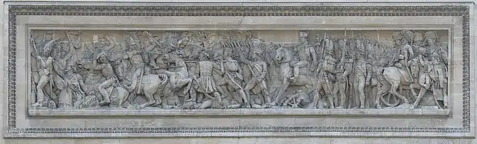 La bataille d'Austerlitz le 2 décembre 1805 par Théodore Gechter.