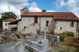 Église Saint-André de Bascassandécor intérieur, cimetière
