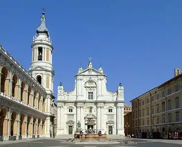 Façade de la Basilique de Lorette