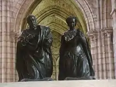 Tombe de Henri II et de Catherine de Médicis à la basilique Saint-Denis.