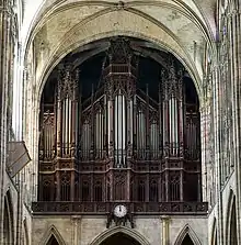 Les grandes orgue de la basilique Saint-Denis.