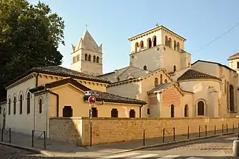 La basilique d'Ainay, ancienne église abbatiale.