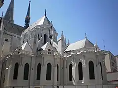 Chevet de la basilique Saint-Nicolas.