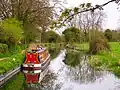 Vue depuis le 'Lift Bridge' dans le North Warnborough