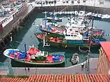 Bateaux de pêche dans le port