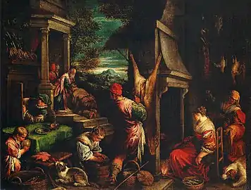 Le Retour du fils prodigue, Jacopo Bassano.