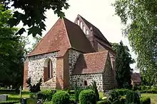 Vue de l'église de Basse