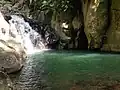 Bassin de la deuxième chute de la rivière Caillou