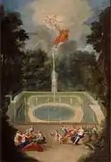 Le bassin au bout du Grand Trianon