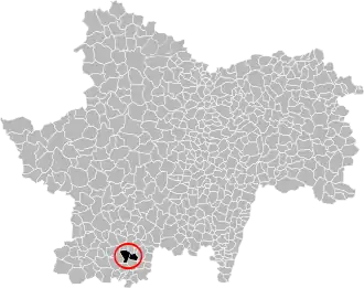 Carte des départements français.