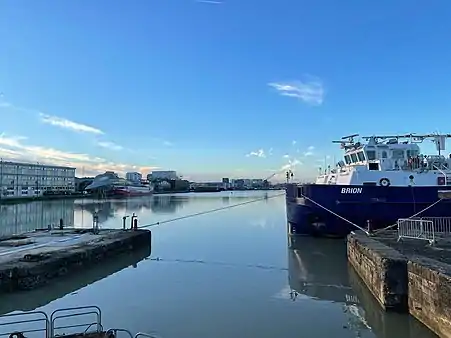 Vue des bassins à flot Bordeaux