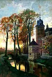 Nicolaas Bastert (en), Maison à Hoorn (1900, Rijswijk, coll. priv.).