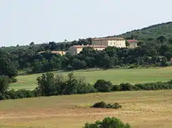 Bastide de Brauch, membre de la commanderie, côté nord-est.