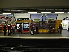 La station en style « Mouton » avant la rénovation, ligne 5.