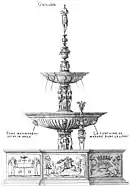 Fontaine en marbre de Carrare du château de Gaillon