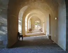 L'intérieur du bastion de l'orangerie, 2014.