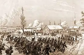 Les soldats prussiens à Frahier.
