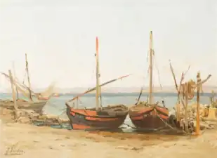 Bateaux de pêche aux Martigues